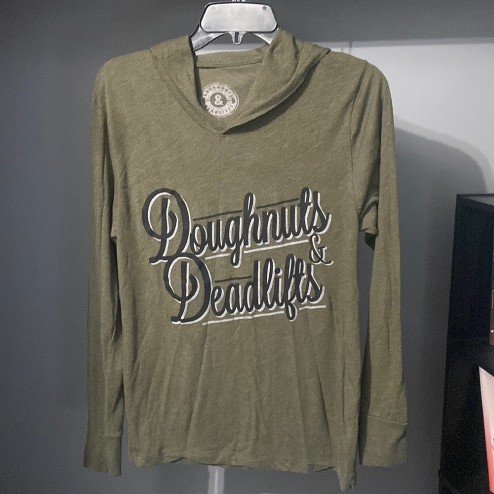 Doughnuts & Deadlifts Hooded Tee
